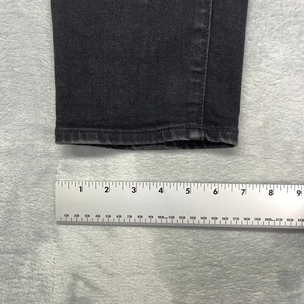 American Eagle Jeans Mens 34x32 Black Denim‎ Athletic Fit Airflex+ Skinny Leg
